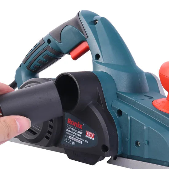 Ronix 9212 Electric Planer High Temperature Resistant Copper Wire Design of The Motor Low Heat Large Power Wood Planer