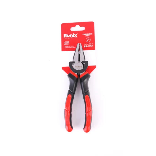 Ronix Hand Plier Model Rh-1157 7" Anti-Rust Carbon Steel Side Cutting Plier Combination Plier