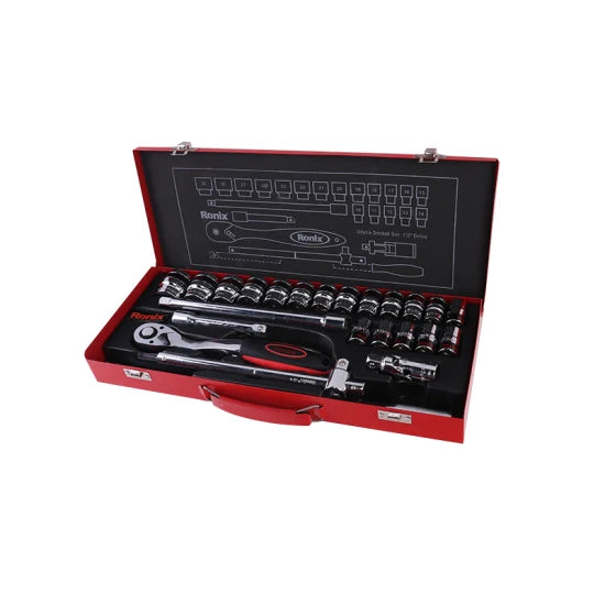 Ronix Hand Tool Set Rh-2644 1/2 Inch CRV Material Ratchet Wrench Socket Sets
