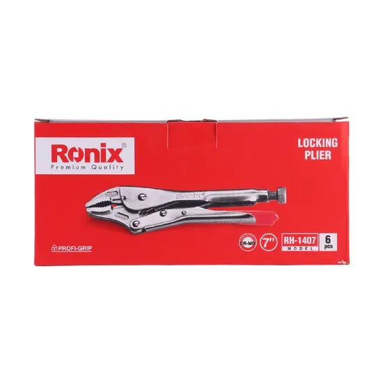 Ronix High Quality Model Rh-1407 Hand Tools 7"Inch Vise Grip Plier Jaw Locking Plier