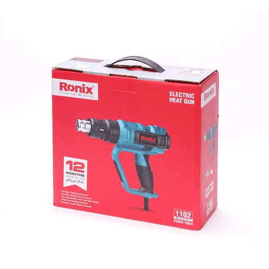 Ronix Hot Selling Model 1102 Hot Air High Pressure 2000W Safety Temperature Control Heat Gun