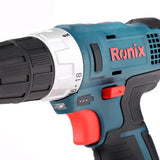 Ronix Hot-Selling Model 8612 10mm 12V 25n. M Variable-Speed Cordless Driver Drill