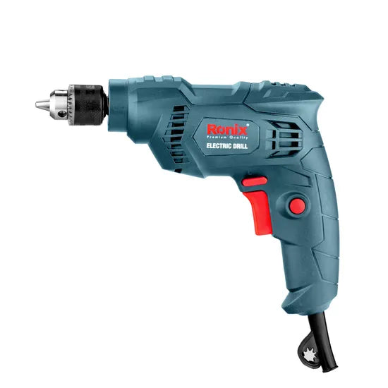Ronix Model 2106b New Design 400W 6.5mm Keyed Electric Power Impact Driver Drill Corded 3800rpm Electric Drill Tools