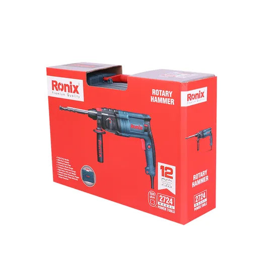 Ronix Model 2724 Electric Rotary Hammer Drill 24mm 700W Power Drill Tools SDS Plus BMC Package Machine