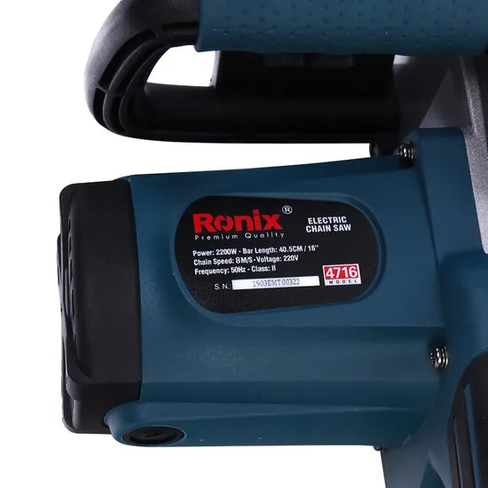 Ronix Model 4716 40cm/16′′ 2200W Power Tools Electric Chain Saw