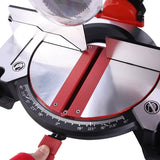 Ronix Model 5101 Strong Power 1650W Sliding Compound Miter Saw Cutting Wood and Metal