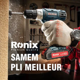 Ronix Model 8014 14.4V 15000rpm Cordless Drill Driver