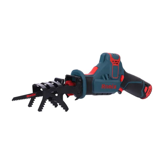 Ronix Model 8103K 12V Mini Muti-Function Lithium Electric Power Tool Cordless Reciprocating Saw