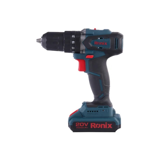 Ronix Model 8900/8900K Brushless Hammer Drill Kit 13mm Cordless Combo Tools Kit