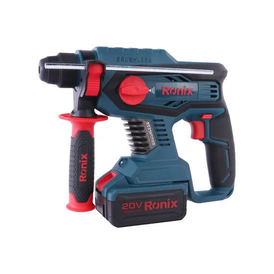 Ronix Model 8910K Brushless 20V Li-ion Battery Cordless Wireless Tools Rotary Hammer Drill