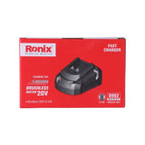 Ronix Model 8992 Replacement 220-240V for 89 Series 2.2A Lithium Ion Battery Cordless Power Tools Fast Charger