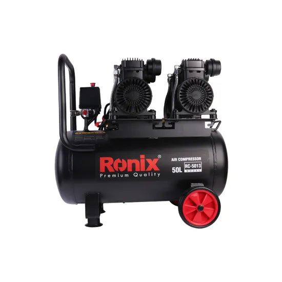 Ronix Model RC-5013 Oil Free Silent 50L Tank Electric Portable Air Compressor