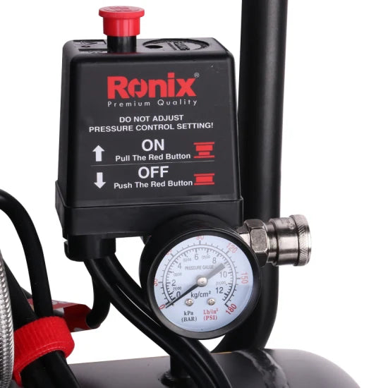 Ronix Model RC-5013 Oil Free Silent 50L Tank Electric Portable Air Compressor