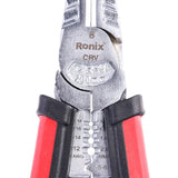 Ronix Model Rh-1393 Wire Stripper Multi-Function 8inch DIY Electrical Wiring Work Cable Cutter Sharp-Nose Combination Pliers