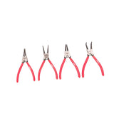 Ronix Model Rh-1700 7" 4PCS CRV Hand Tool Internal External Mini Long Nose Pliers Multi Purpose Circlip Pliers