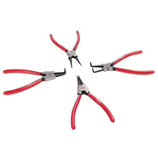 Ronix Model Rh-1700 7" 4PCS CRV Hand Tool Internal External Mini Long Nose Pliers Multi Purpose Circlip Pliers