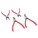 Ronix Model Rh-1700 7" 4PCS CRV Hand Tool Internal External Mini Long Nose Pliers Multi Purpose Circlip Pliers