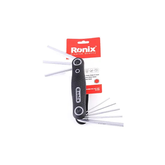 Ronix Model Rh-2020 Folding Torx Key Set 8 PCS Hex Key Wrench Set