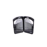 Ronix Model Rh-2051 Hand Tools 18PCS Short Allen Wrench Handle Folding Hex Torx Key Set