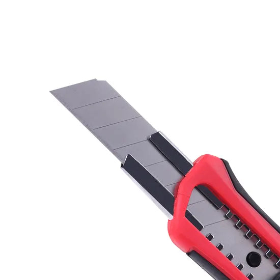 Ronix Model Rh-3006 Wholesale Best 18mm Snap Blade Cutter Knives Heavy Duty Rubber Aluminium Retractable Utility Knife