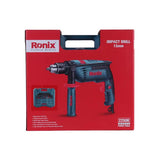 Ronix New 2250K 13mm Professional Multi Function Variable Speed Mini Electric Portable Impact Drill Kit with 22PCS Accessories