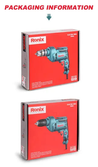 Ronix New Model 220V 800W Imapact Drill 13mm Keyed Set Good Qualigy Electric Tools Drilling 3000rpm Professional Tools