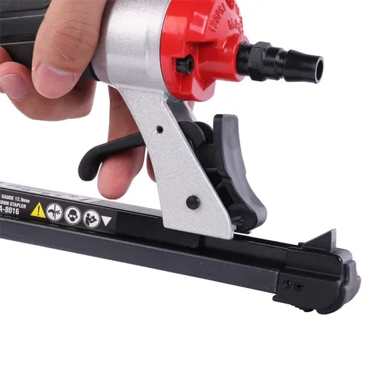 Ronix New Model Ra-8016 60-100psi Pressure Nail Drill Gun Air Nailer Crown Stapler