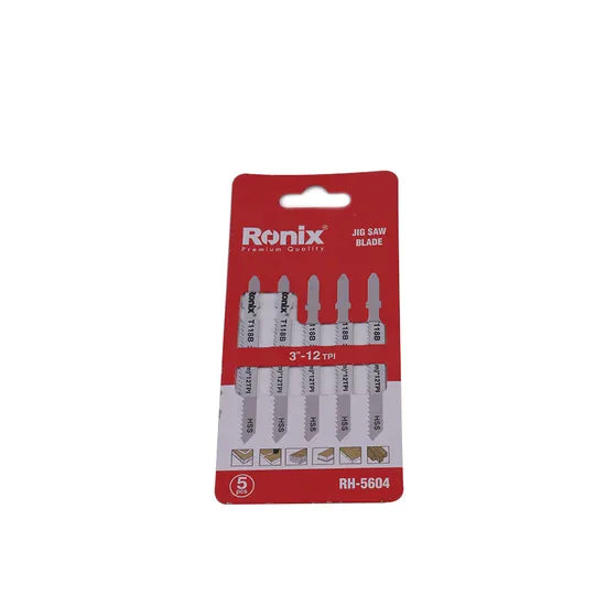 Ronix New Tool Rh-5604 T Shape Blade Set for Jig Saw for Steel and Wood Drilling