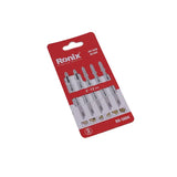 Ronix New Tool Rh-5604 T Shape Blade Set for Jig Saw for Steel and Wood Drilling