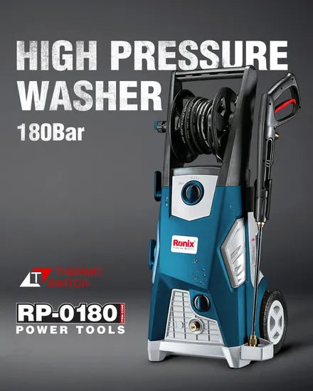 Ronix Power Machine Model RP-0180 Industrial High Pressure 3000W Induction Motor Carwash