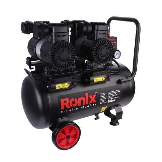 Ronix RC-5013 Cheap Price Low Noise 50L Portable Electric Double Motor Inflator Machines Air Compressor