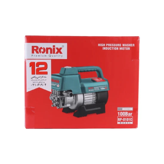 RONIX Ronix RP-0101c Electric High Pressure Washer 1000W 100bar for Motor Car Wash Cleaning Car Washer Power Sprayer Pressure Washer