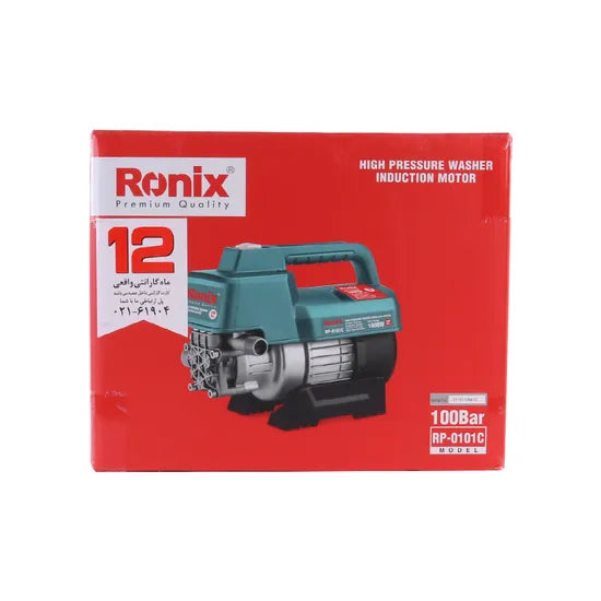 Ronix RP-0101c High Pressure Car Wash Machine Portable Induction Motor Cleaning Water Injection Pump Cleaning