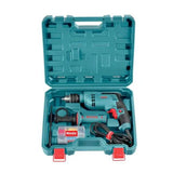 Ronix RS-0005 54PCS Household Hand Tool Kit for Daily Home Repair Electric Drill Driver Cordless Power Impact Drill Kit