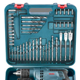 Ronix RS-0006 220-240V Electric Drill Tool Set Toolbox Storage for Homeowner DIY Handyman 52 Piece Impact Drill Kits