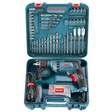 Ronix RS-0006 General 50-60Hz Home Electric Drill Tool Set Toolbox Storage PA6+GF30 Material 52 PCS Impact Drill Kits