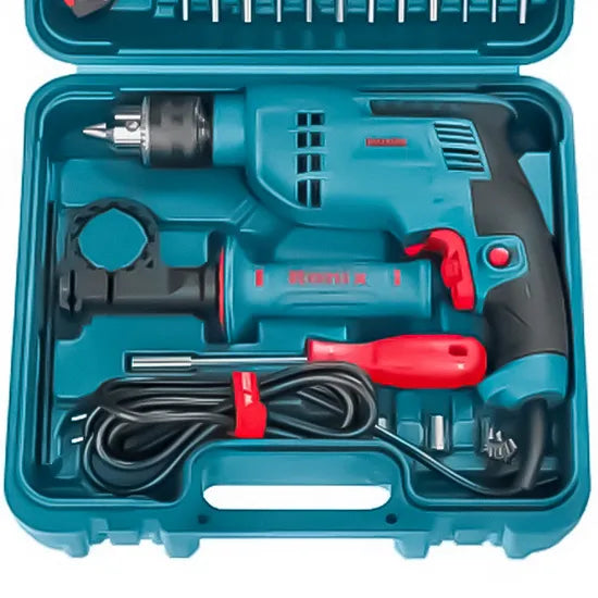 Ronix RS-0008 Impact Drill Kits Set-33 PCS Professional High Quality Electric Impact Hammer Power Drill Set