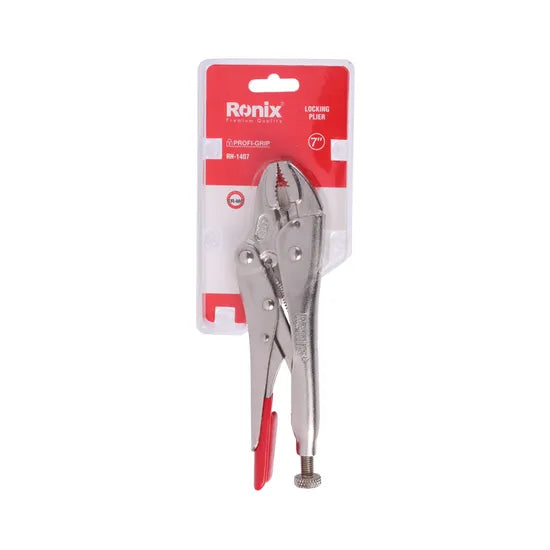 Ronix Rh-1407 Vice Grip Plier Wrench CRV 3 Nails Straight Jaws Locking Pliers