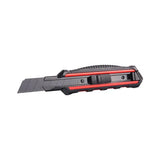Ronix Rh-3007-08 ABS Utility Knife 18mm Sk5 Blacken Blade Hand Tools Retractable Office Home Paper Box Knife Cutter
