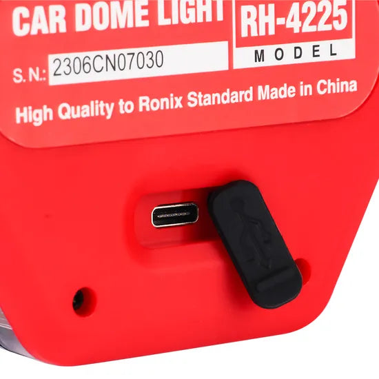 Ronix Rh-4225 Car Dome Light 30lm 3W Camping Light Cordless Magnetic Spot Light IP44 Power Outdoor Wall Spotlight Usbworking Light Camping Light