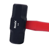 Ronix Rh-4744 4lb Sledge Hammer Quality Shock-Resistant Fiberglass Handle Sledge Hammer Steel Head Sledge Hammer
