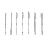 Ronix Rh-5300 Wood Flat Drill Bit Set 6-32mm 13PCS Hand Tools Carbon Steel 13PCS Wood Flat Drill Bit Set