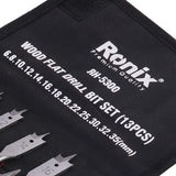 Ronix Rh-5300 Wood Flat Drill Bit Set 6-32mm 13PCS Hand Tools Carbon Steel 13PCS Wood Flat Drill Bit Set