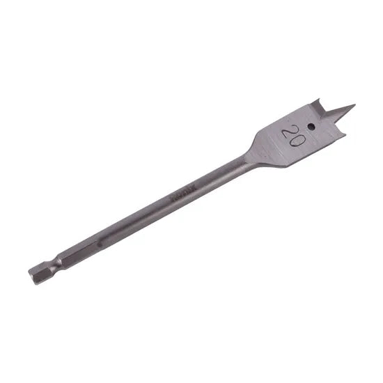 Ronix Rh-5320/Rh-5322 Flat Wood Bit 20mm/22mm Screw Tip Wood Quick Shank Spade Drill Bit for Wood Working