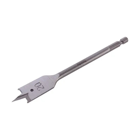 Ronix Rh-5320/Rh-5322 Flat Wood Bit 20mm/22mm Screw Tip Wood Quick Shank Spade Drill Bit for Wood Working