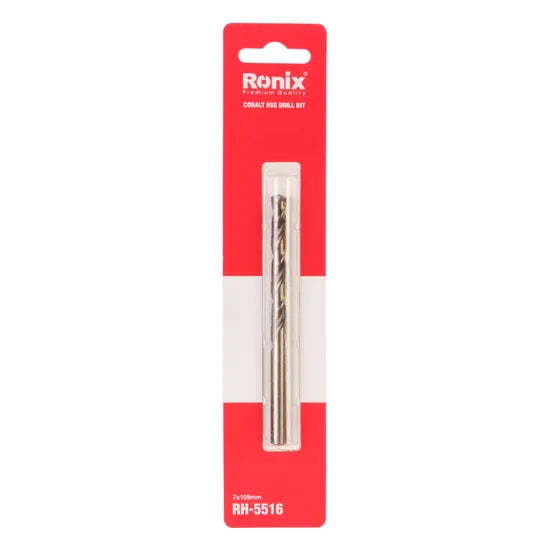 Ronix Rh-5501~Rh-5509 Cobalt HSS Drill Bit 1mm~4mm M35 for Stainless Hardened Steel Twist Drill Bit