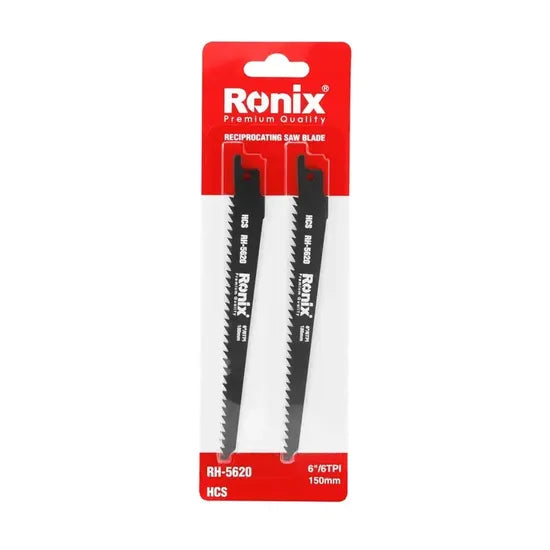 Ronix Rh-5620 Reciprocating Saw Blades 6tpi for Wood Plastic Laminated Plastic Plywood Cutting