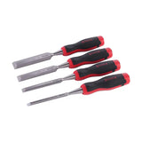 Ronix Rh-7130 Wood Chisel 4PCS Sets 25/19/12/6mm Woodworking 60CRV TPR Carving Tools 4PCS Wood Chisel Sets