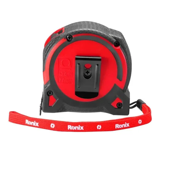 Ronix Rh-9040 Anti-Shock Coated Measuring Tape 8m Multifunctional Measuring Tape Heavy Duty Tool Construction Steel Measuring Tape