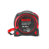Ronix Rh-9041 Anti-Shock Coated Measuring Tape 10m Customized OEM Repairing Hand Tool Metric Inch Measuring Tape